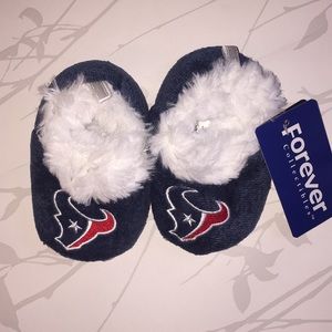 Houston Texans Baby Slippers NWT